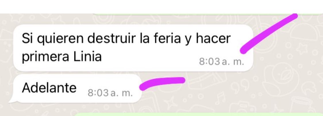 En imágenes | Tras varias denuncias, filtran chat de Buró a expositores de la feria