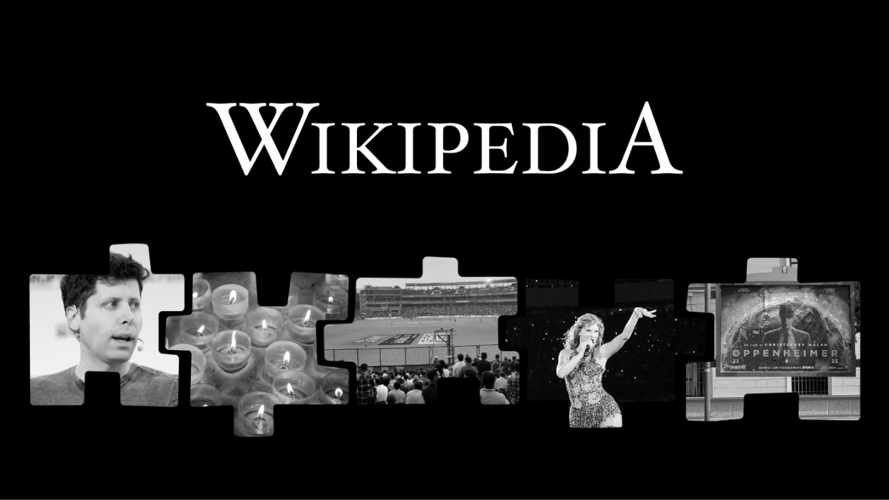 Wikipedia dio a conocer los artículos más leídos durante este 2023
