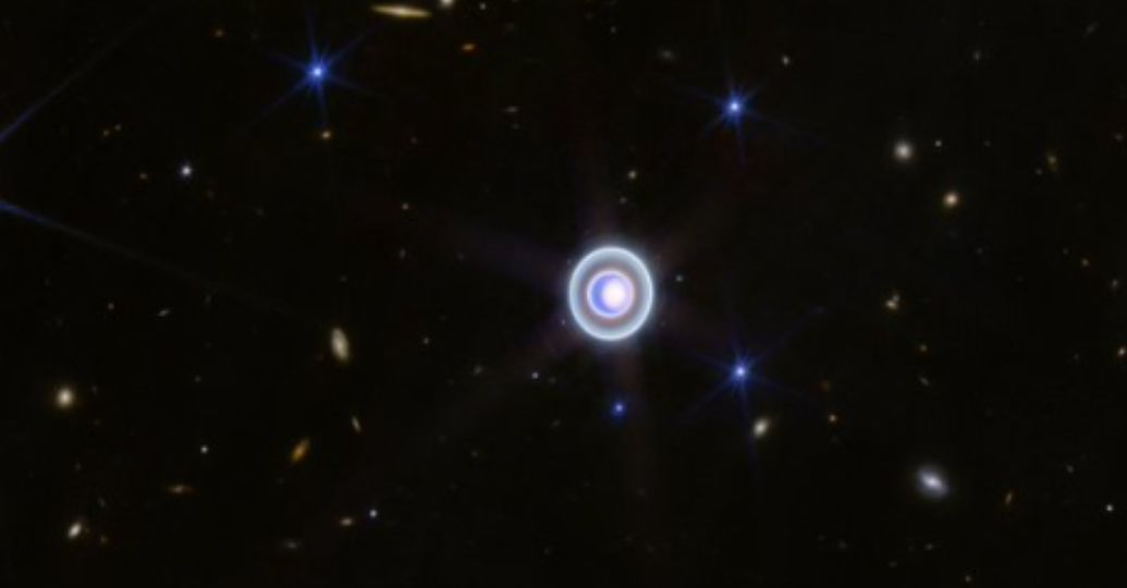 El telescopio James Webb tomó imágenes inéditas de los anillos de Urano