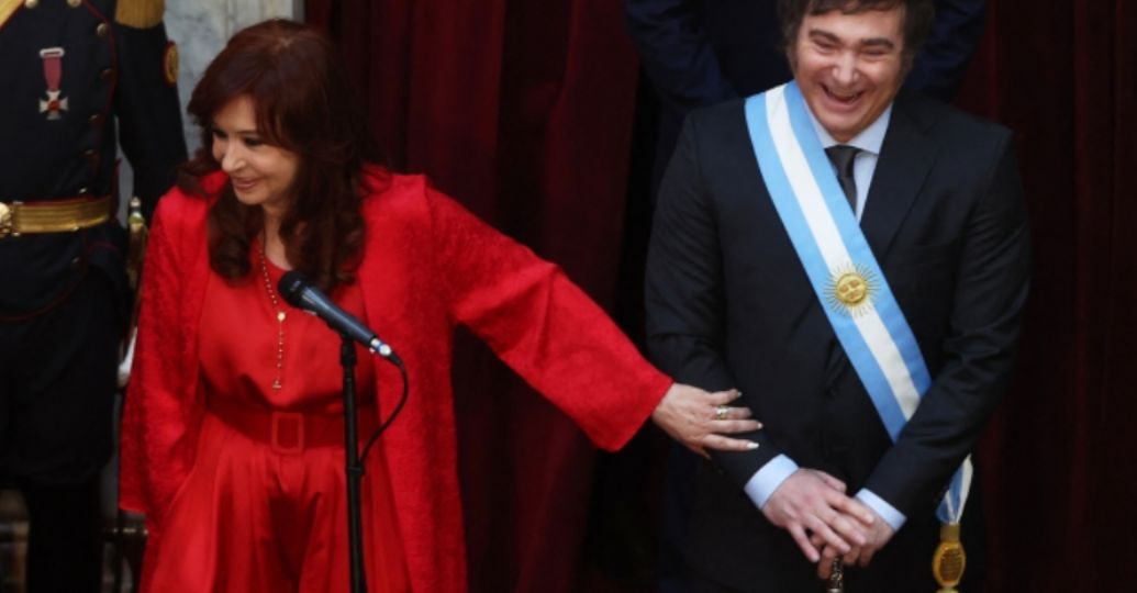 El gesto de Cristina Fernández durante la posesión de Javier Milei