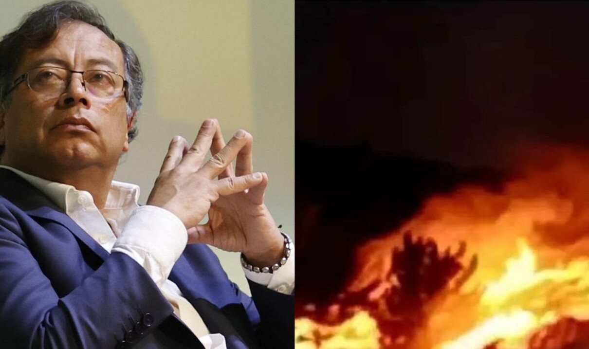Presidente Petro ordenó activar protocolos de ayuda internacional para atender incendios forestales