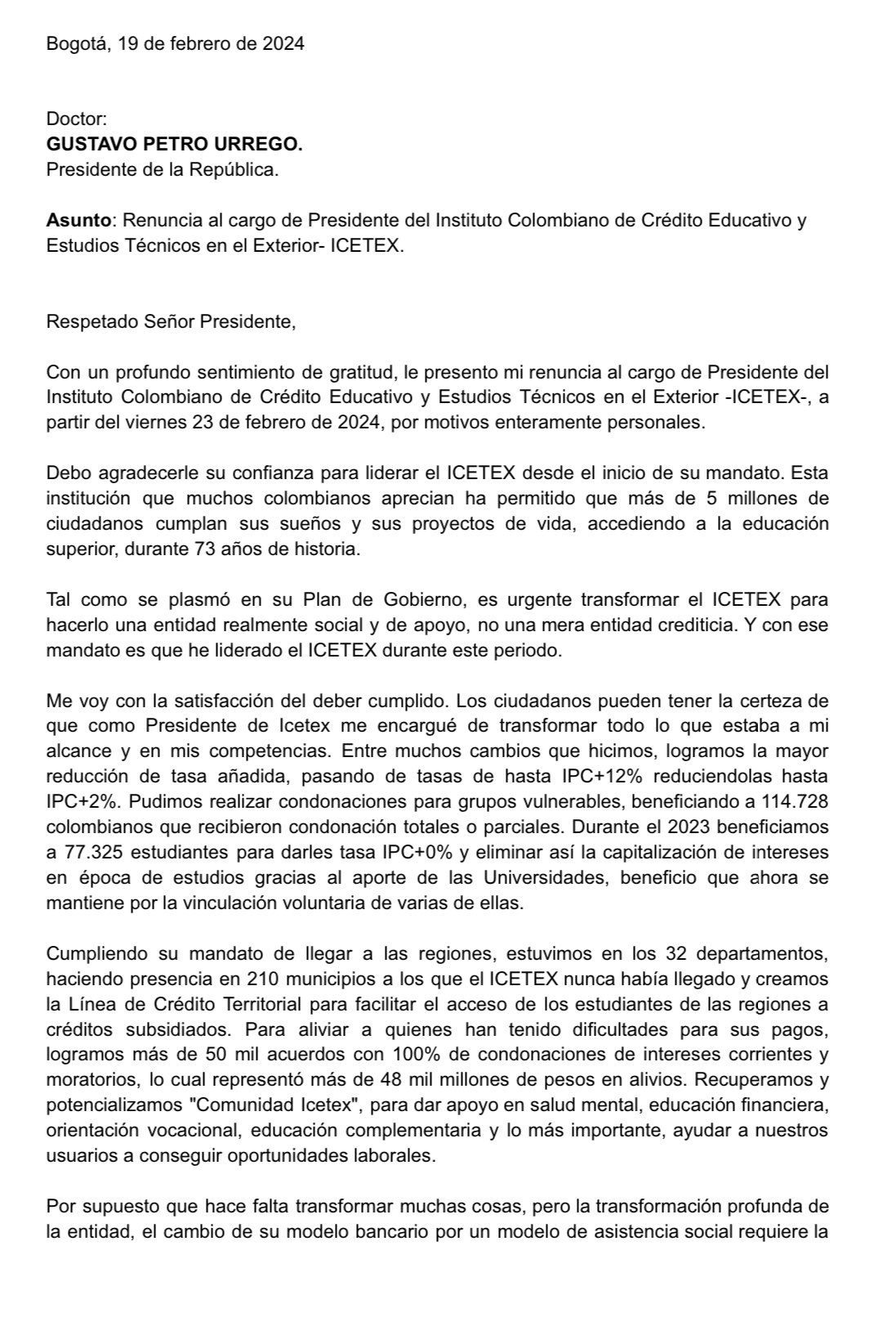 Mauricio Toro renunció a la dirección del Icetex: ¿cuál es la razón detrás de esta decisión?