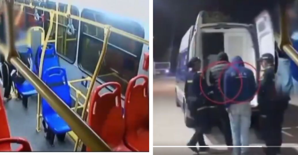Padres de menores responsables de atraco en bus de Sitp los entregaron a la Policía