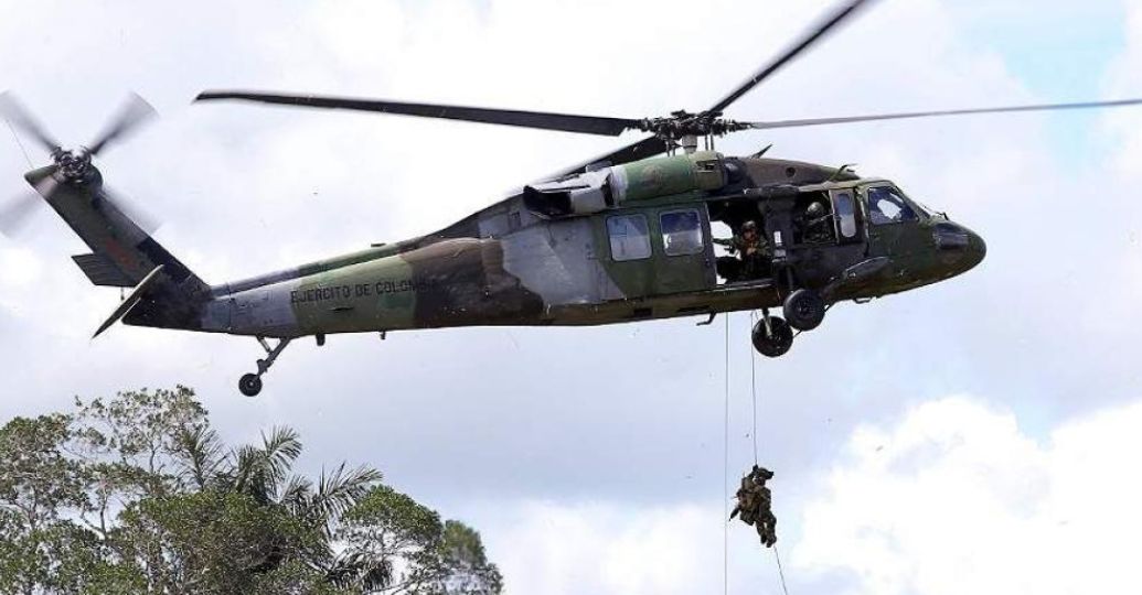 Helicóptero del Ejército se accidentó en Frontera con Panamá