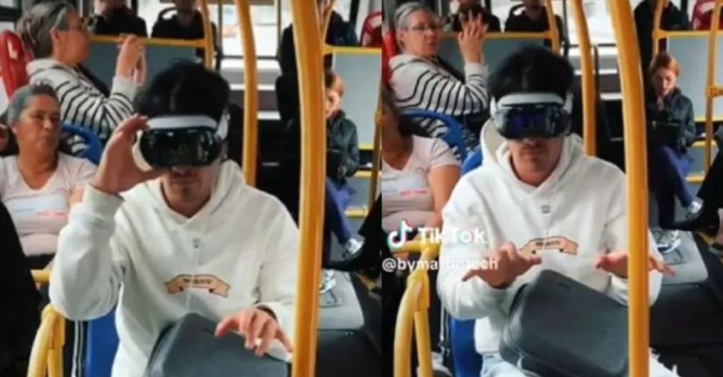 Casi lo roban: así fue el susto de hombre que usó las Apple Visión Pro