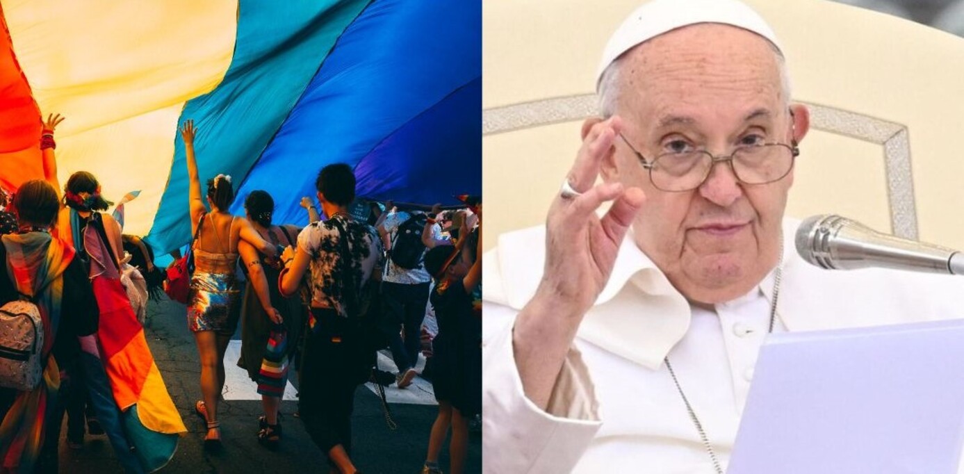 El papa Francisco afirmó que criticar la bendición a parejas homosexuales es “hipocresía”