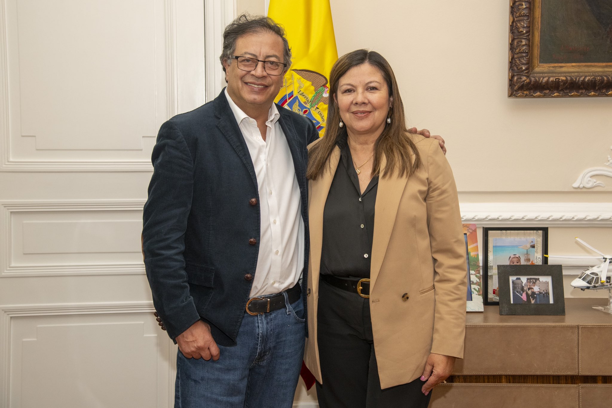 Presidente Petro se reunió con la nueva fiscal general de la Nación y le dio su respaldo