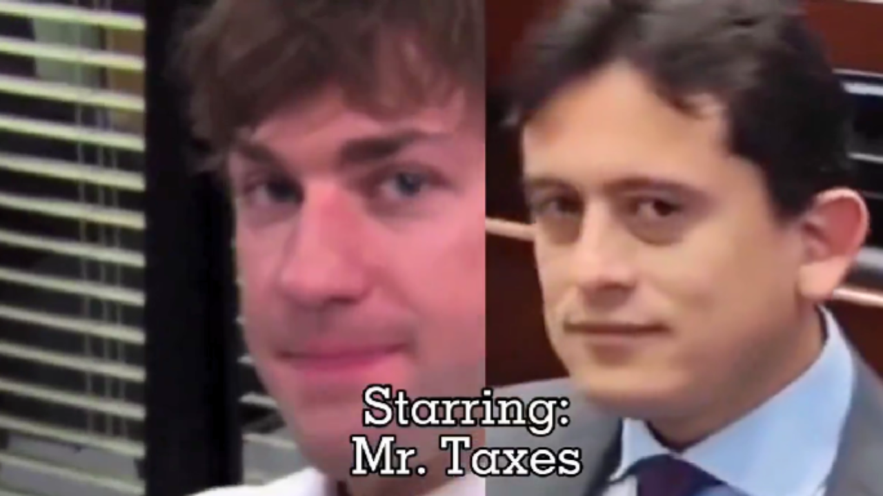 ¿Le gustó? 'Mr. Taxes' reaccionó a la comparación con 'The Office' tras agarrón en el Congreso 