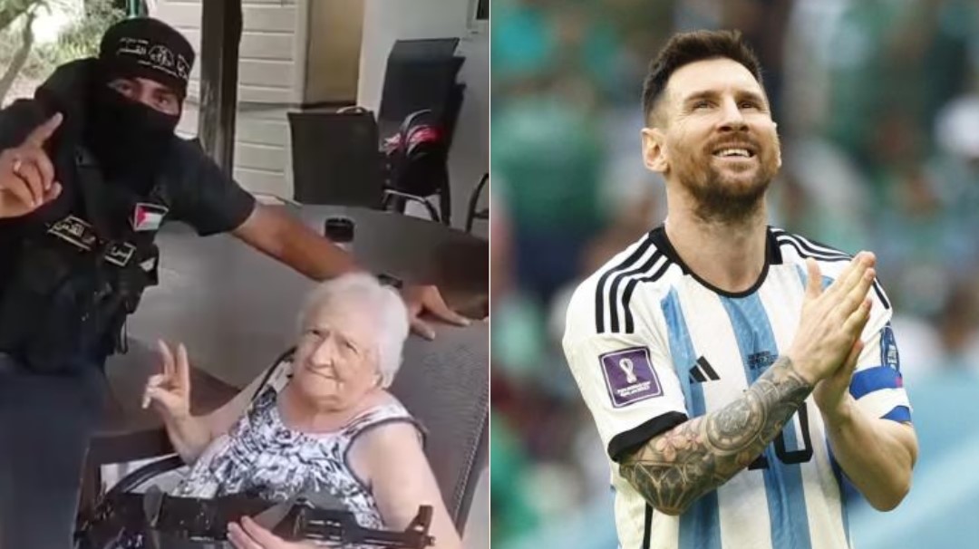 Una adulta mayor argentina evitó ser secuestrada por Hamás tras mencionar a Messi