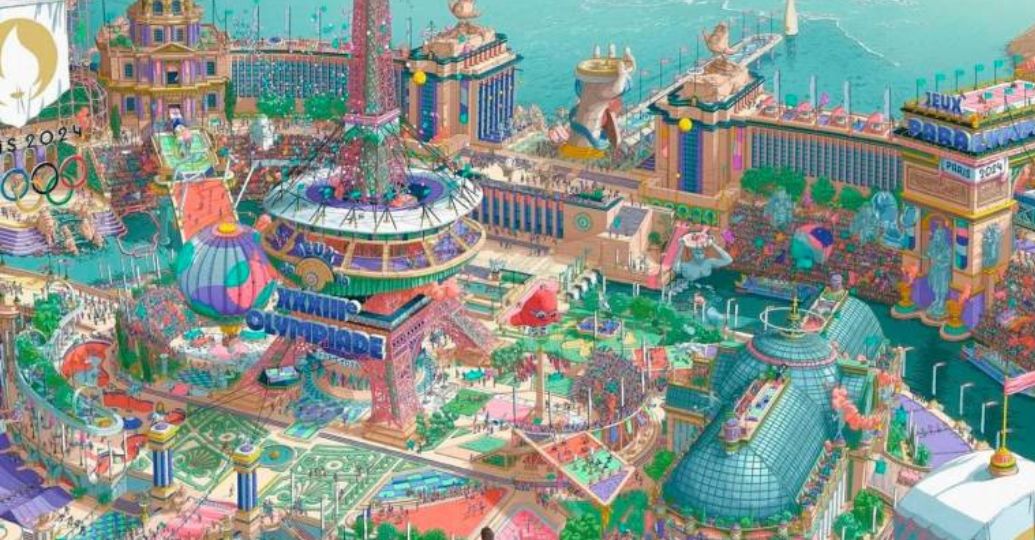 Paris 2024: se conoció el póster oficial de las olimpiadas con un mensaje de igualdad