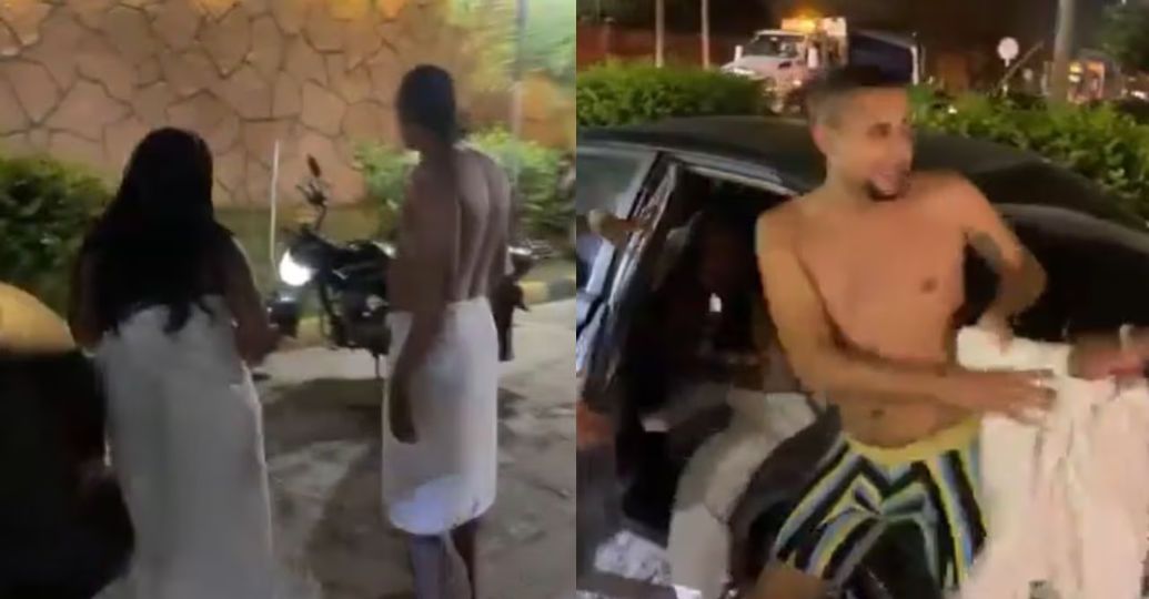 Hombre descubrió a su pareja con un amante saliendo de un motel
