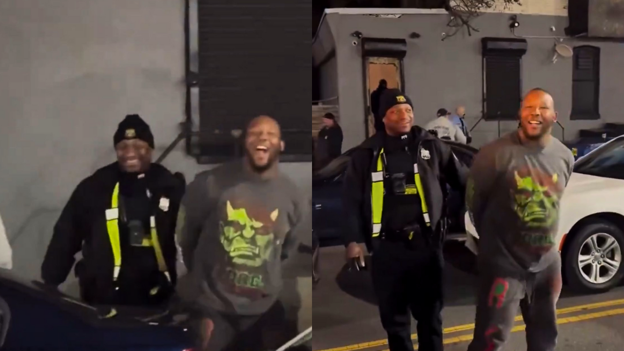 En video: ¡Curioso hecho! Un policía capturó a su hermano gemelo y el momento se vuelve viral