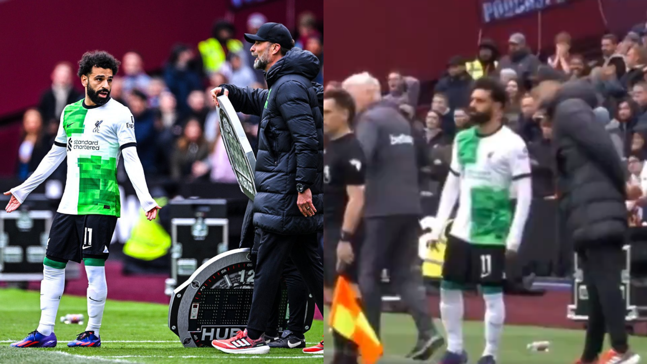 Tensión en el Liverpool: Mohamed Salah y Jurgen Klopp tuvieron fuerte discusión durante un partido