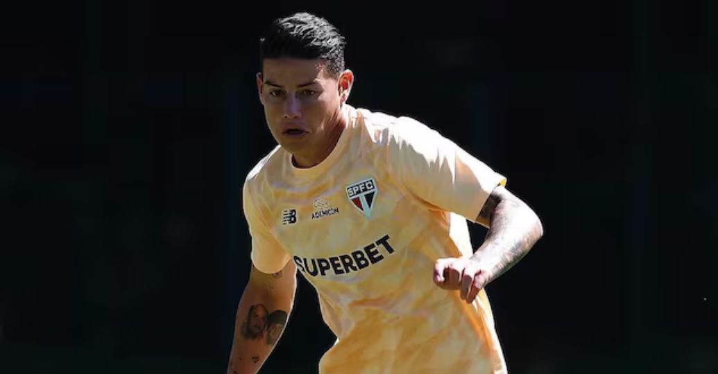 James Rodríguez se volvió a lesionar: será baja en Sao Pablo en los próximos partidos