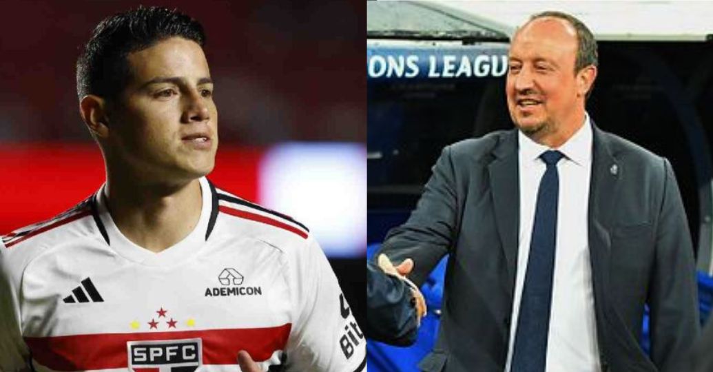 ¡Insólito! Rafa Benítez podría llegar al equipo de James Rodríguez otra vez