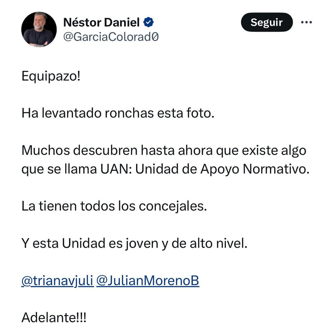 Opiniones divididas por concejal de Bogotá que mostró a su equipo de trabajo: ¿por qué?