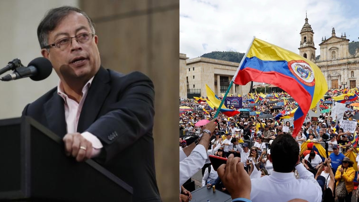 Presidente Petro dijo que son "bienvenidas las marchas" y pidió a MinDefensa brindar garantías