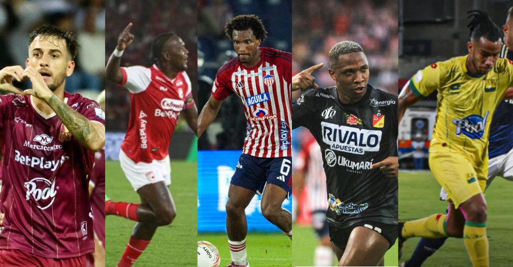 A falta de una fecha. cinco equipos buscan el paso a la final de la liga colombiana
