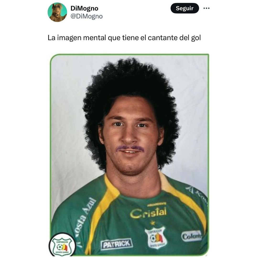 Lo volvió a hacer: el 'cantante del gol' confundió a  Messi con el exjugador Lionel Álvarez
