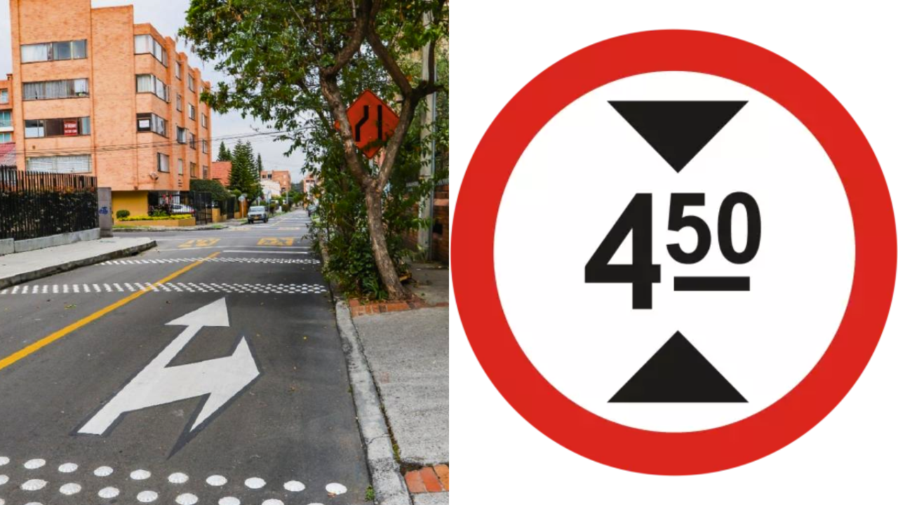 ¿Qué significa la señal de tránsito con un círculo rojo y un 450? Los conductores deberían conocerla