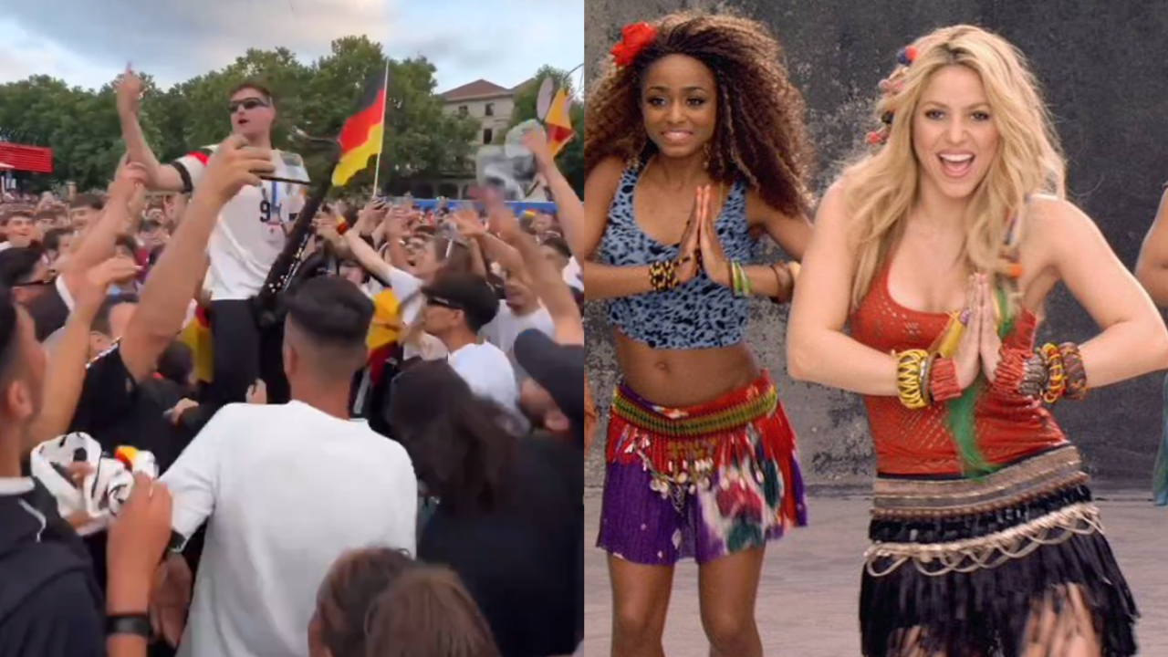 Colombia presente en la Eurocopa: alemanes bailaron al ritmo del 'Waka Waka' de Shakira