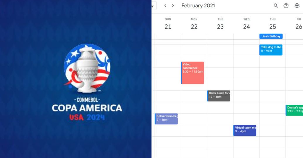 Copa América 2024: ¿Cómo agregar partidos a Google Calendar?
