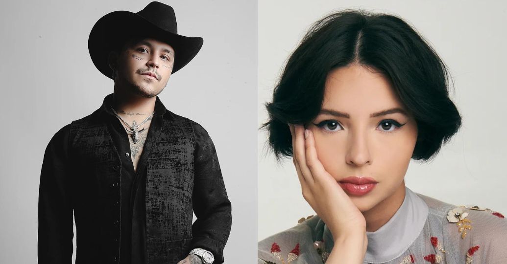 En video: el beso de Christian Nodal y Ángela Aguilar en pleno concierto