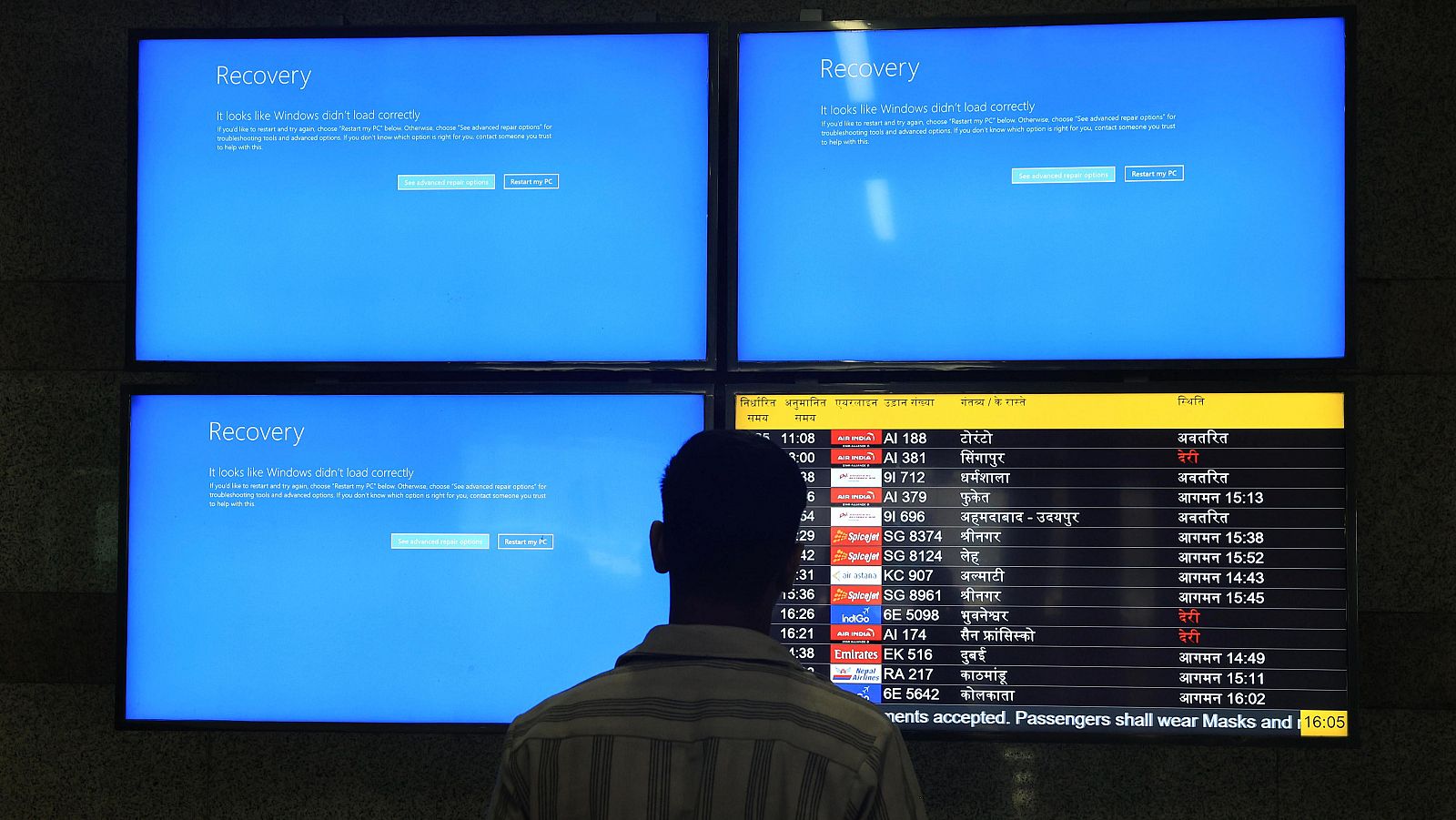 Así puede solucionar la pantalla azul tras la caída de Microsoft: son cuatro pasos sencillos