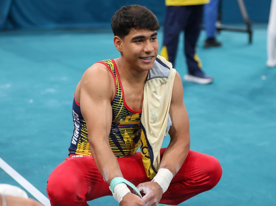 El colombiano Ángel Barajas, con solo 17 años, clasificó a la final de gimnasia artística de los Olímpicos