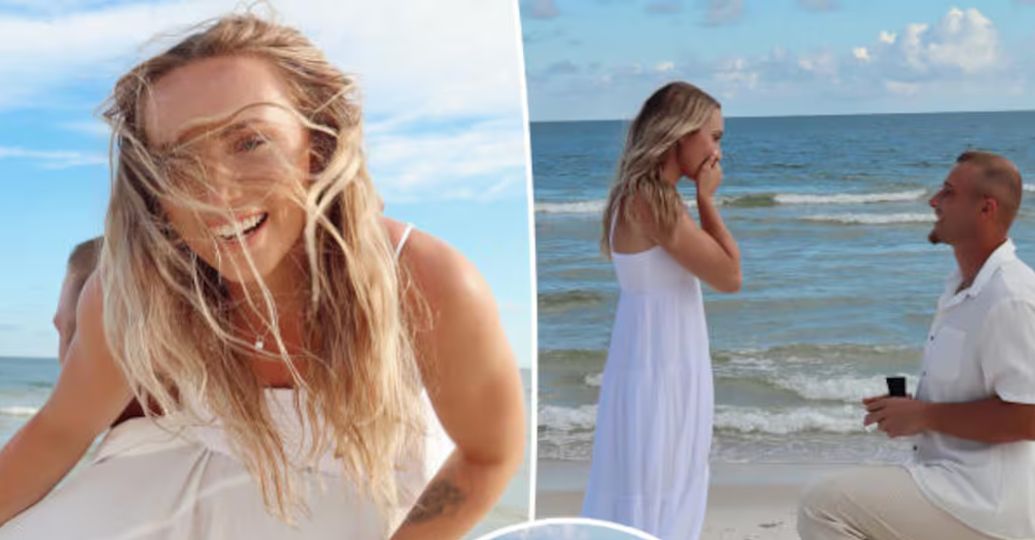 ¡Insólito! Pidió matrimonio en la playa y el anillo se cayó al mar