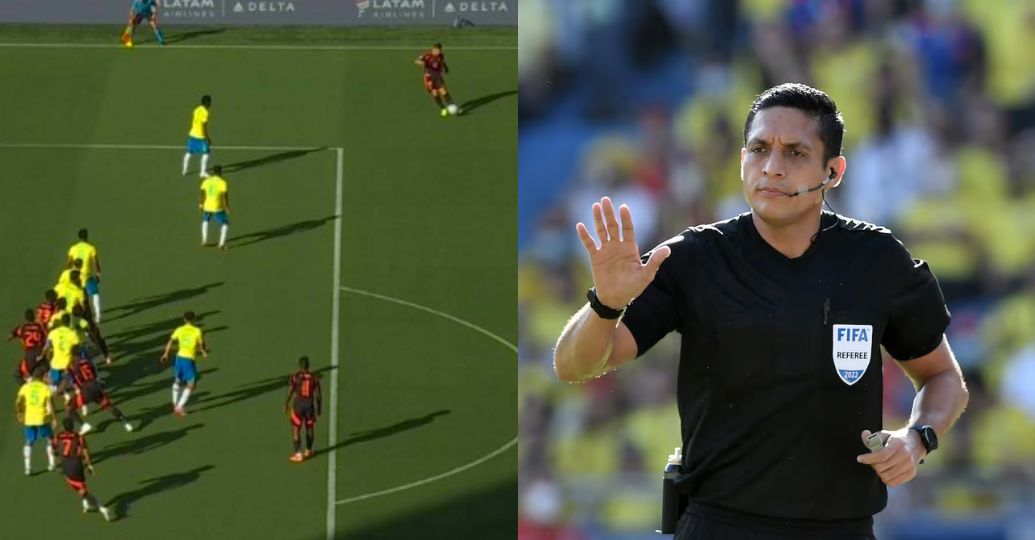 Revelan el audio del VAR en el gol anulado de Davinson Sánchez a Brasil