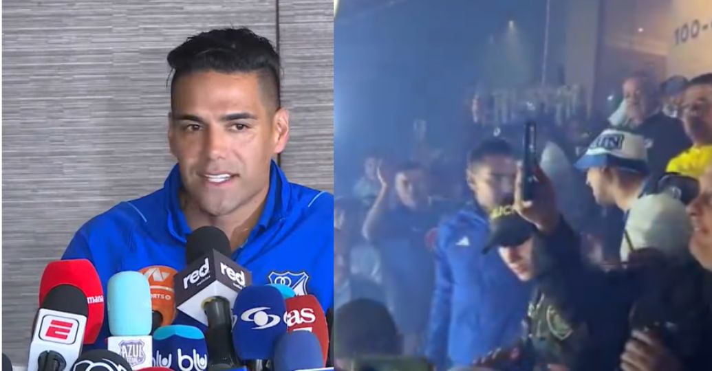 Falcao conmovido hasta las lagrimas por emotivo recibimiento en Bogotá