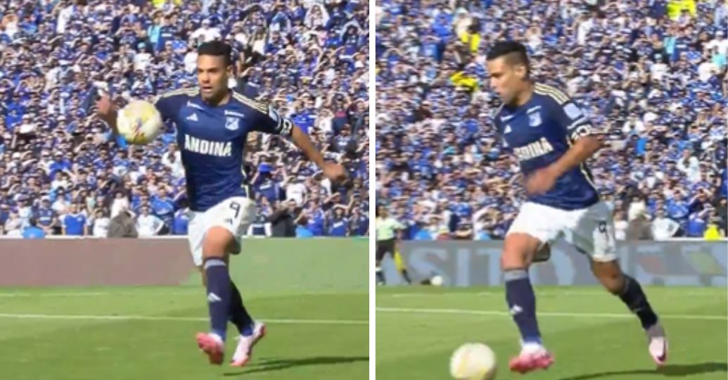 ¡La calidad intacta! La jugada de Falcao García que levantó del asiento a los hinchas de Millonarios