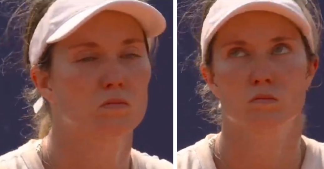 El gesto de impaciencia de Danielle Collins en el duro partido que le plantó María Camila Osorio