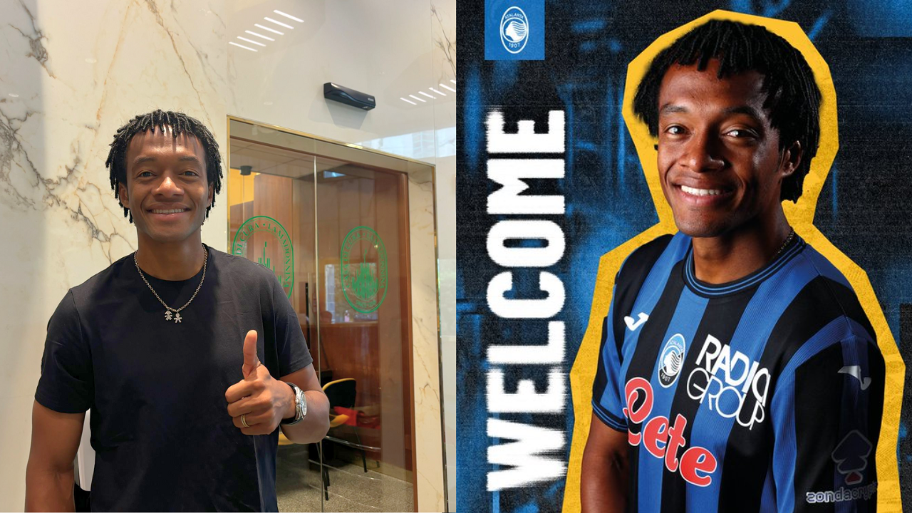 Continúa en Europa: Juan Guillermo Cuadrado es nuevo jugador del Atalanta. ¿Cuánto tiempo firmó?