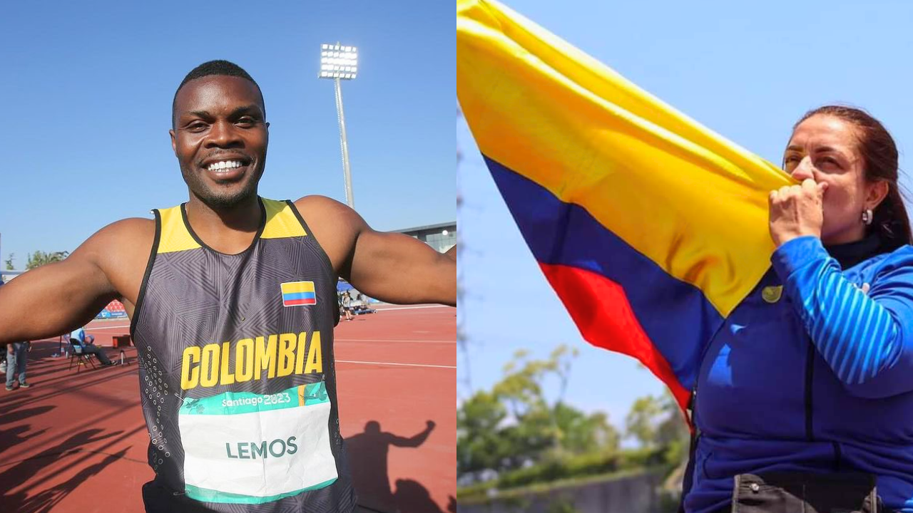 ¡Inmensos! José Lemos y Erica Castaño, primeros oros para Colombia en los Juegos Paralímpicos