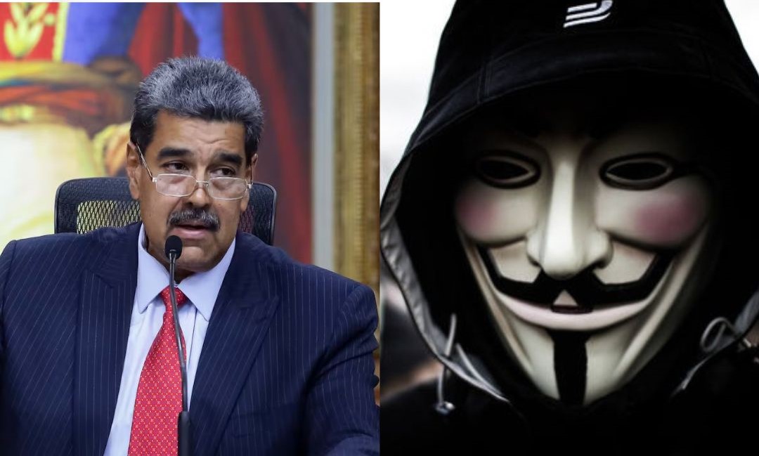 En video | Así fue la fuerte advertencia de Anonymous a Nicolás Maduro