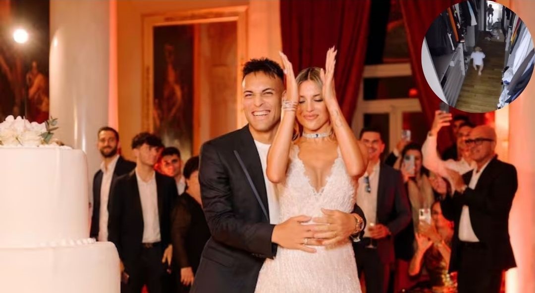 Esposa del futbolista Lautaro Martínez salva a su hijo de accidente casero