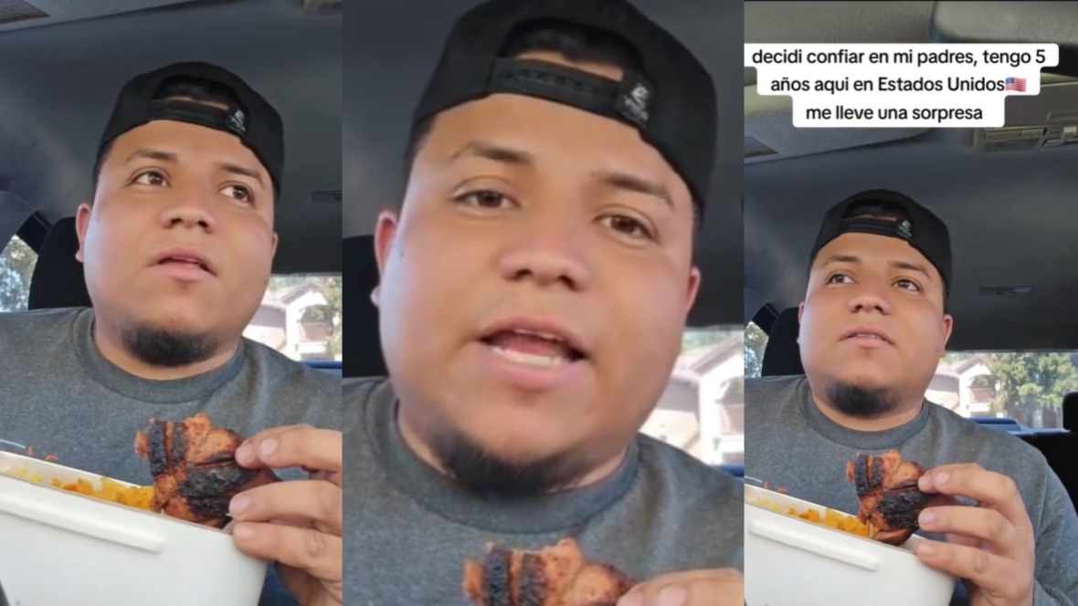 En video | Joven inmigrante se hace viral al darse cuenta que sus padres se gastaron sus ahorros