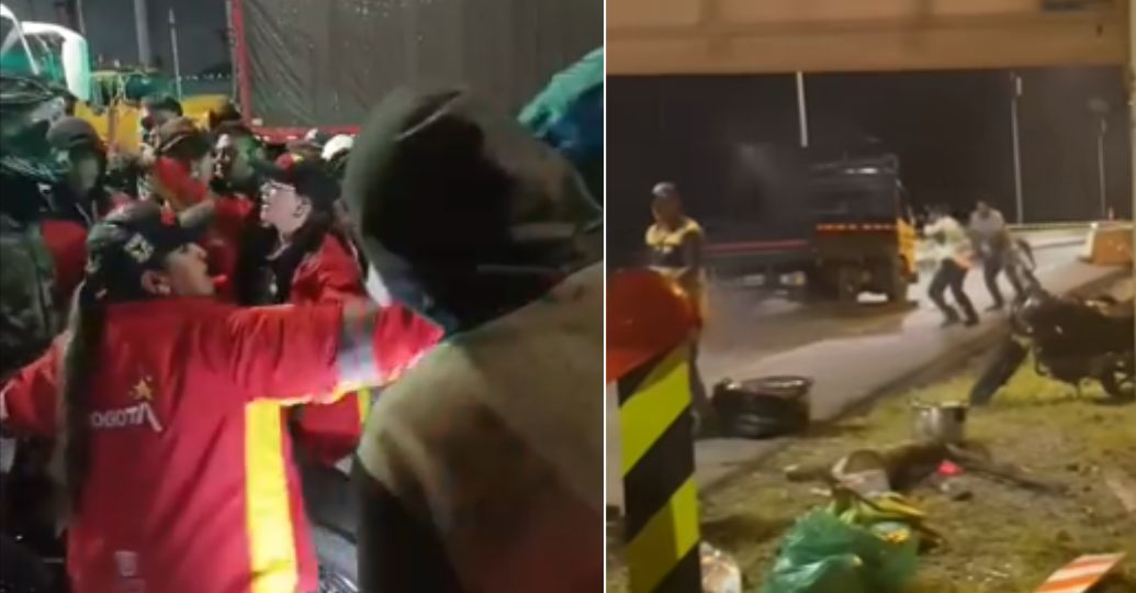 Personas que intentaron cruzar bloqueos del paro camionero fueron agredidos con palos y piedras
