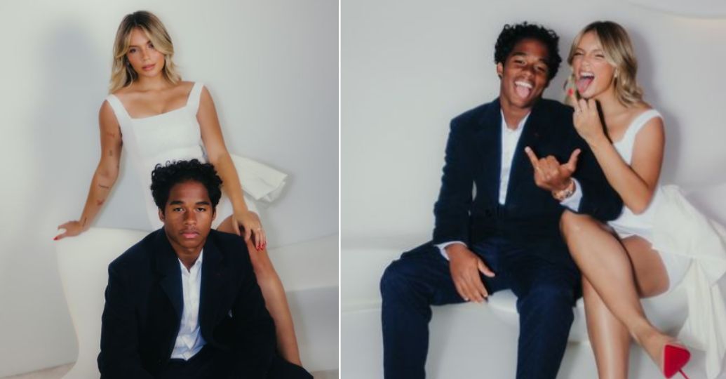 Endrick se casó a los 18 años con su novia Gaby Miranda