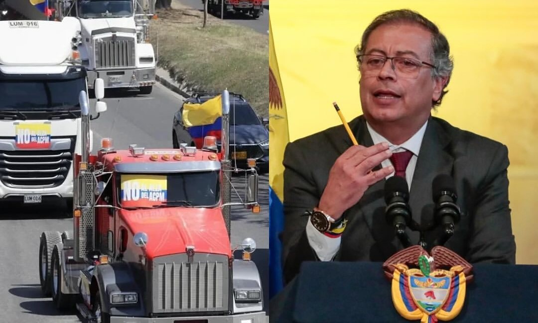 Paro camionero: Petro agita los ánimos y pide a trabajadores del transporte que se sindicalicen