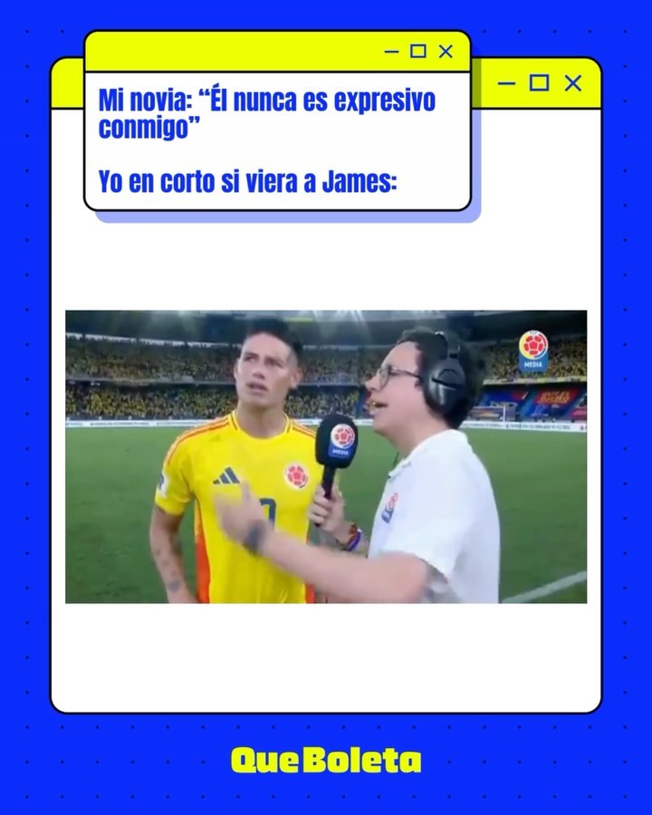 Joven periodista se viraliza en redes tras llenar de elogios a James Rodríguez