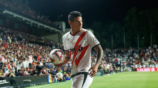 ¡Ovacionado! James Rodríguez debutó en LaLiga con el Rayo Vallecano, que ganó 3-1: así lo recibieron