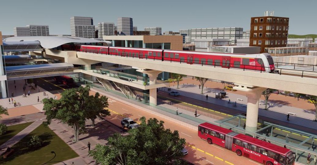 En imágenes: revelan primeras fotos de los trenes del metro de Bogotá