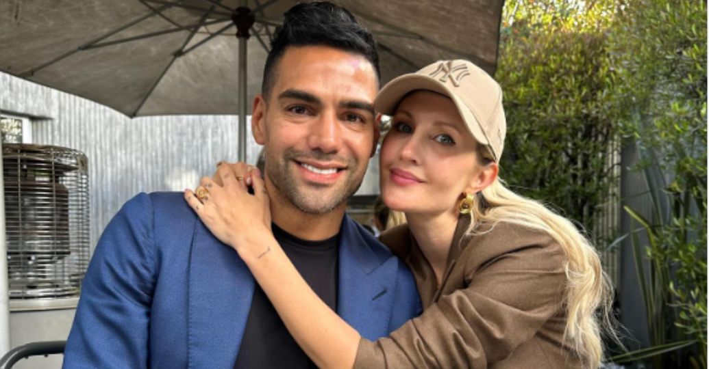 Lorelei, esposa de Falcao, está encantada con los paisajes colombianos "ojalá puedan ser más meses"