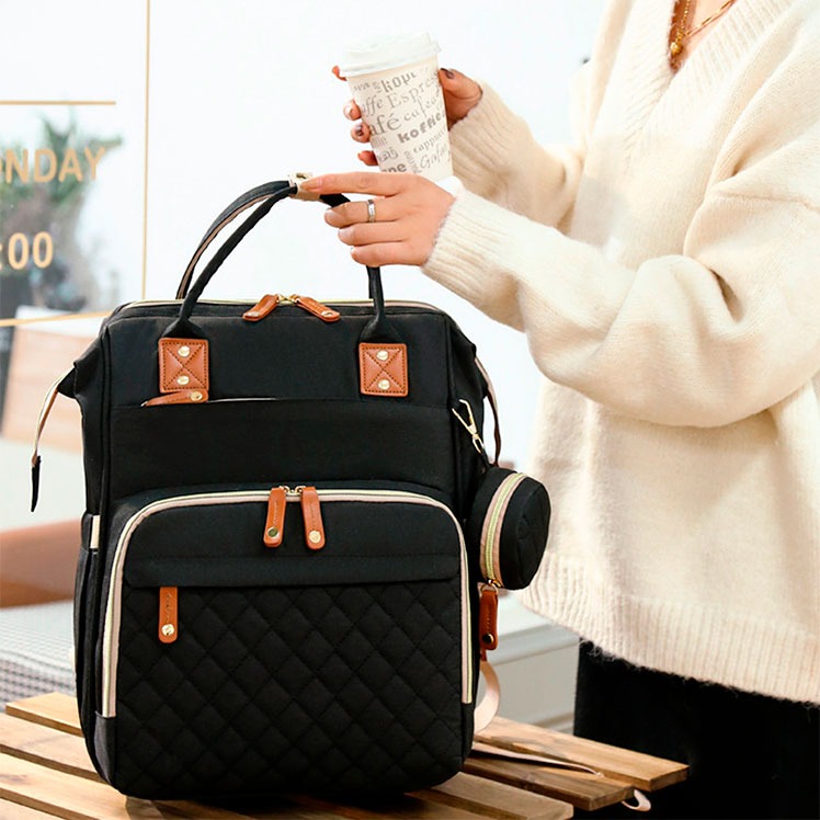 "Organización y estilo en un solo artículo": tienda para bebés ofrece variedad de pañaleras modernas