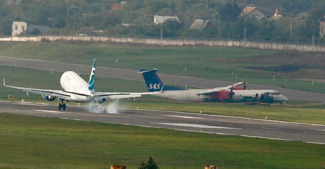 En video: avión de carga se estrelló en Lituania y murió el piloto español