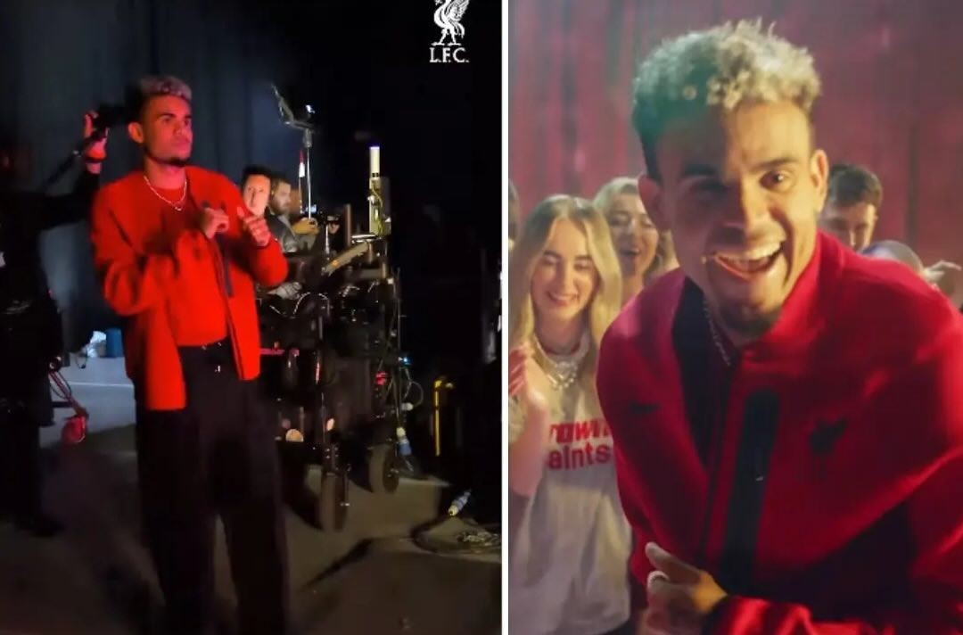 ¡Sabrosura! ¡Luis Díaz fue la sensación en el video navideño del Liverpool!