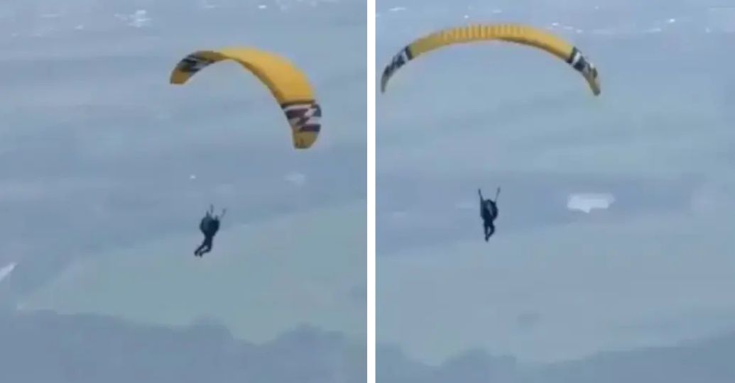 En video: parapentista perdió la vida tras caer al vacío en Roldanillo